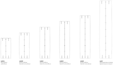 VERO - U - Rectangular solid wood table by Arte Brotto - view 3